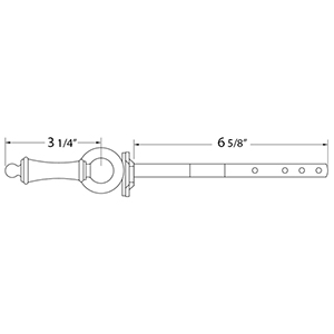 Toilet Tank Trip Lever - 9412 - St. Thomas