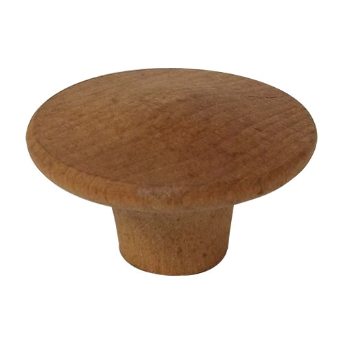 Round Wood Cabinet Knob   Knob Clearance 114 Wood Detail 