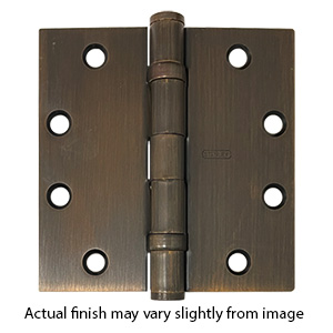 4" Full Mortise Butt Hinges - Pack of 3 - Oil Rubbed Bronze