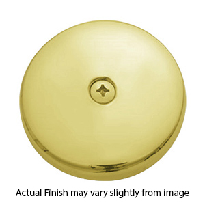 Tub Overflow Face Plate - Polished Brass