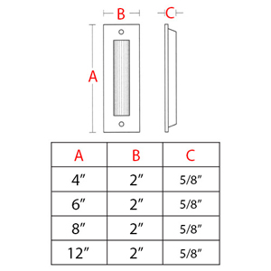 1820 - Flush Pull