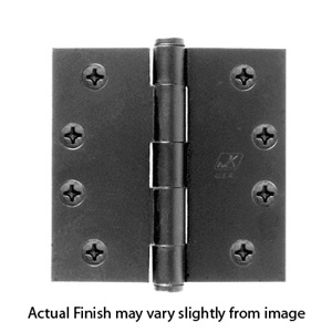 Flat Tip Butt Hinge - Black