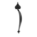 RPEBP - Heart 8.5" Door Pull - Rough Iron