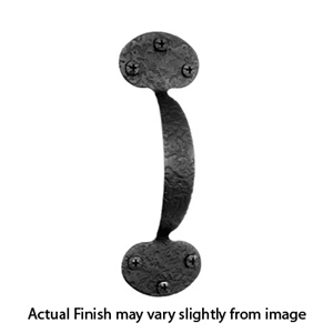 RPJBP - Bean 6.75" Door Pull - Rough Iron