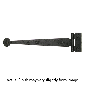 RIXBQ - 6" Bean Strap Hinge - Rough Iron