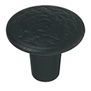 RPFBP - Rough Iron - 1" Cabinet Knob - Black