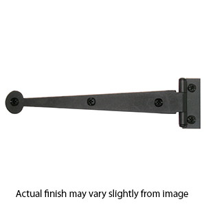 AIYBQ - 6" Bean Strap Hinge - Smooth Iron