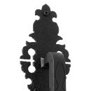 WP9BP - Warwick Iron - Door Pull w/ 12" Backplate