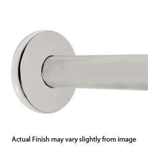 48" Shower Rod - Contemporary - Polished Nickel