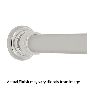 48" Shower Rod - Charlie's - Polished Nickel