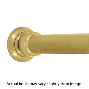 60" Shower Rod - Charlie's - Satin Brass