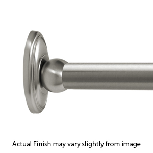 36" Shower Rod - Classic Traditional - Satin Nickel