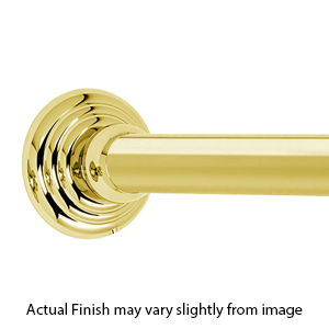 60" Shower Rod - Embassy - Polished Brass