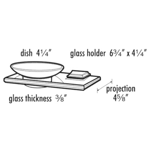 A7930 - Geometric - Soap Holder with Dish