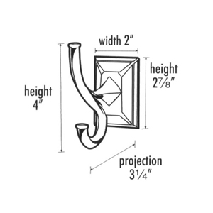 A7999 - Geometric - Robe Hook