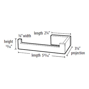 A6466L - Linear - Left Hand Tissue Holder