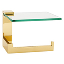 A6465R - Linear - Right Hand Tissue Holder w/ Glass Shelf