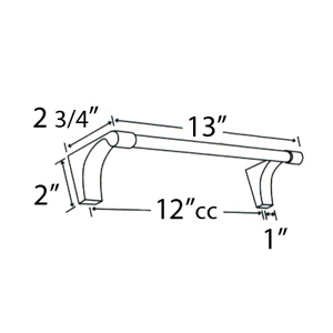 A6820-12 - Luna - 12" Towel Bar