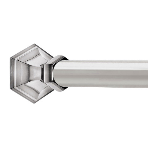 Nicole - Shower Rod - Polished Nickel