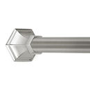 36" Shower Rod - Nicole - Satin Nickel