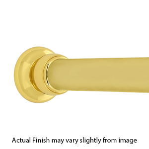 48" Shower Rod - Royale - Polished Brass