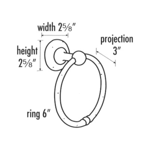 A8240 - Sierra - Towel Ring