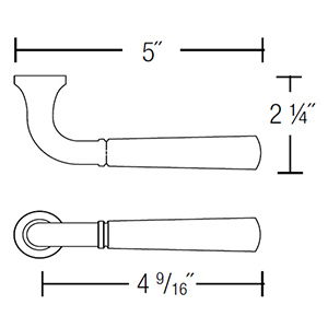 790 - Cara Door Lever