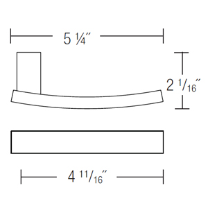 465 - Metro Door Lever