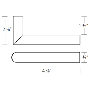 3890 - Alexis Door Lever