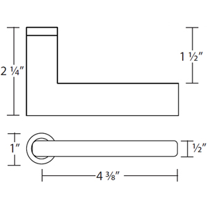 4500 - Apollo Door Lever