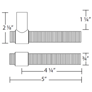 2398 - Fountain Reeded Door Lever