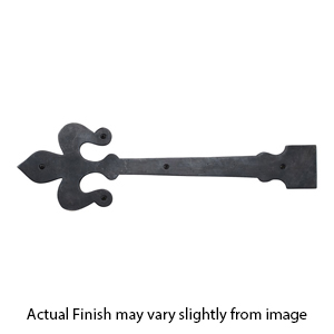 411 - Fleur-de-lis Dummy Strap Hinge