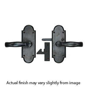 Solid Bronze Gate Latch - Left Handed Doors