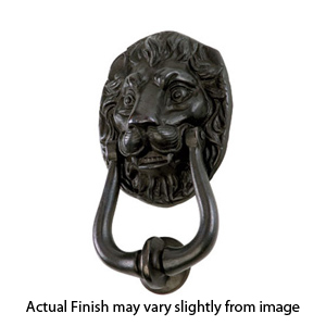 1220 - Lion Door Knocker - 6.75"