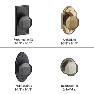 995 - Faceted Door Knob