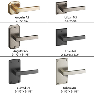 310 - Meridian Door Lever