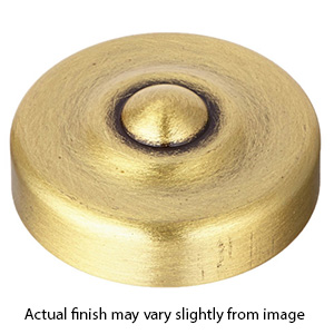 0129-003 - Colonial 1" Screw Cover - Satin Brass & Brown