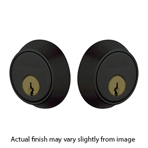 8011 Baldwin Double Cylinder Low Profile Deadbolt - Contemporary - Satin Black