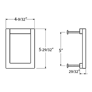 0183 - Contemporary Door Knocker