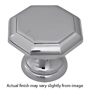 Baldwin 1-3/8" Octagonal Cabinet Knob - Polished Chrome