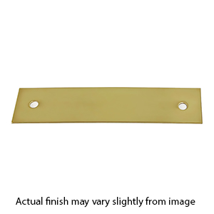 4943.003 - Baldwin 4"cc Cabinet Pull Backplate - Polished Brass