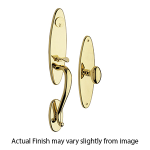 Springfield - Full Dummy Handleset - Polished Brass