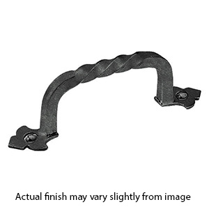 0262 - Bouvet Twist - 4" cc Cabinet Pull - Black