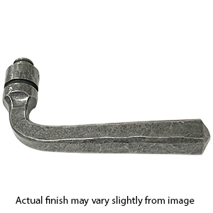 Bouvet 1016 - 5" Door Lever Trim - Hammered European Pewter