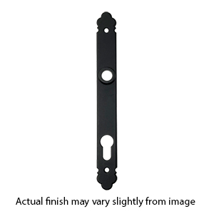 Bouvet Profile Cylinder Door Escutcheon - Satin Black