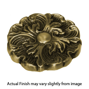 2.25" French Scroll Cabinet Knob - French Bronze