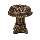 1042 - Acanthus - Large Knob Rosette Style w/Column Base