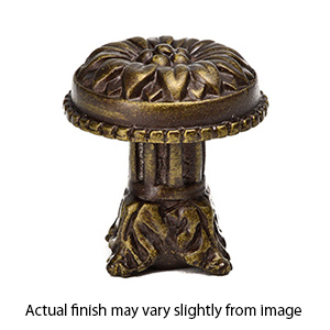 1042 - Acanthus - Large Knob Rosette Style w/Column Base