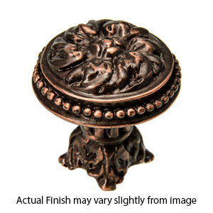 851 - Acanthus - Large Knob w/Column base