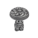 852-0 - Acanthus - Beaded Cabinet Knob - Cobblestone